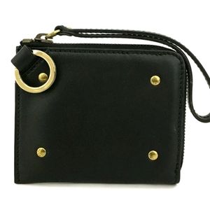 GUCCI Studded Leather Zip Around Wallet Coin Purse. Watch Video!